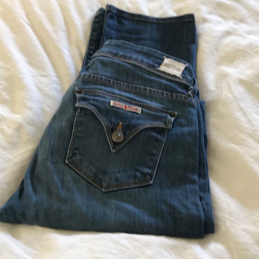 Hudson boyfriend jeans. 27” inseam